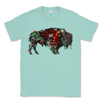 Seafoam christmas bison Classic Tee - RanaPortraitStore