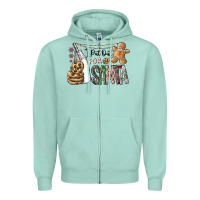 Seafoam i put out for santa Zipper Hoodie - CowhideDigitalArt