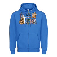 True Royal i put out for santa Zipper Hoodie - CowhideDigitalArt