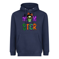 Navy momster Heavyweight Hoodie - BundleAndBundleShop
