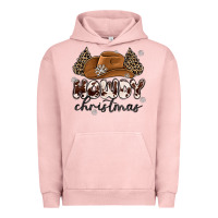Pigment Salmon howdy christmas Urban Hoodie - MaliasSmallBusiness