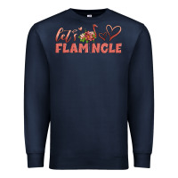 Navy let's flamingle Premium Sweatshirt - Artiststas