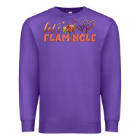 Purple let's flamingle Premium Sweatshirt - Artiststas