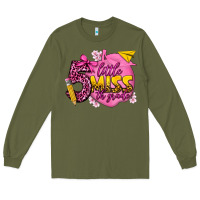 Army Green little miss 5th grade Long Sleeve Tee - texasbilliewilder