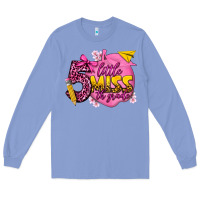 Colony Blue little miss 5th grade Long Sleeve Tee - texasbilliewilder