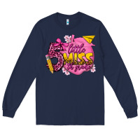 Navy little miss 5th grade Long Sleeve Tee - texasbilliewilder