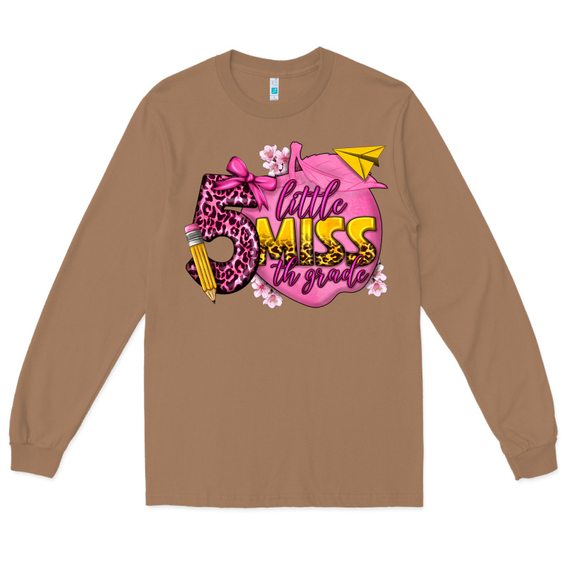 Little Miss 5th Grade Long Sleeve Tee by texasbilliewilder | Teevron