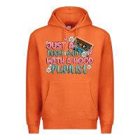 Carrot just a good mom with a hood playlist Premium Hoodie - MaliasSmallBusiness
