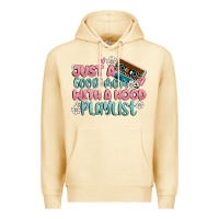 Pina Colada just a good mom with a hood playlist Premium Hoodie - MaliasSmallBusiness