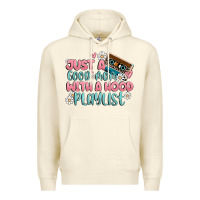 Sandshell just a good mom with a hood playlist Premium Hoodie - MaliasSmallBusiness