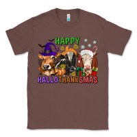 Chestnut happy hallothanksmas with cow Classic Tee - texasbilliewilder