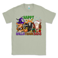 Matcha happy hallothanksmas with cow Classic Tee - texasbilliewilder
