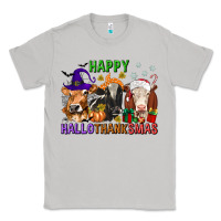 Moon Dust happy hallothanksmas with cow Classic Tee - texasbilliewilder
