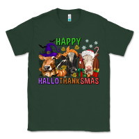 Sports Green happy hallothanksmas with cow Classic Tee - texasbilliewilder