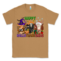 Toasted Coconut happy hallothanksmas with cow Classic Tee - texasbilliewilder