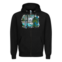 Black summer vibes Zipper Hoodie - SublimationCraftShop