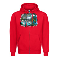 Red summer vibes Zipper Hoodie - SublimationCraftShop