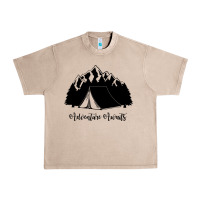 French Oak Adventure Camping Urban Heavy Tee - Unal Design