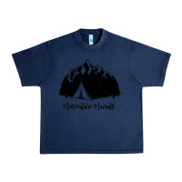 Navy Adventure Camping Urban Heavy Tee - Unal Design