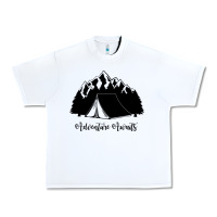 White Adventure Camping Urban Heavy Tee - Unal Design