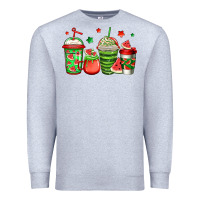 Heather Grey watermelon coffee Premium Sweatshirt - Jasminsmagicworld