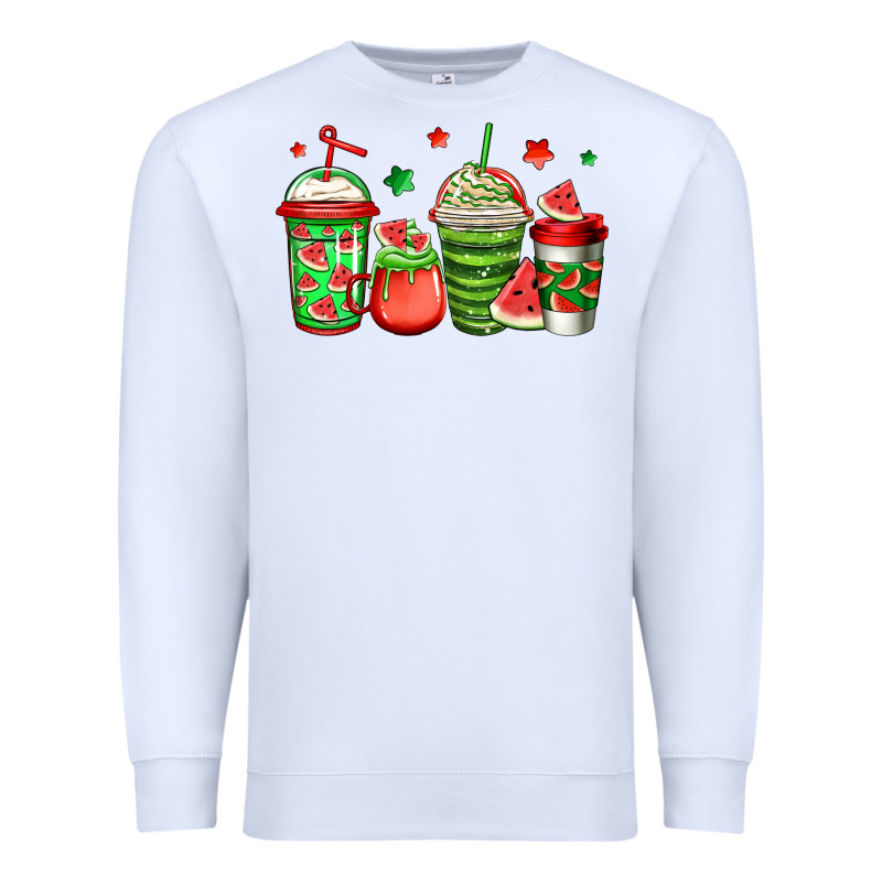 Watermelon Coffee Premium Sweatshirt by Jasminsmagicworld | Teevron