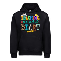 Black teaching is a work of heart Urban Hoodie - NancyCooperArtShop
