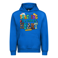 Cobalt teaching is a work of heart Urban Hoodie - NancyCooperArtShop