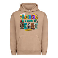 Pigment Burro teaching is a work of heart Urban Hoodie - NancyCooperArtShop