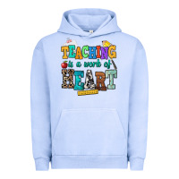 Pigment Grape Ice teaching is a work of heart Urban Hoodie - NancyCooperArtShop