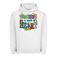 Pigment Lunar Rock teaching is a work of heart Urban Hoodie - NancyCooperArtShop