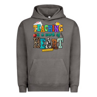 Pigment Tornado teaching is a work of heart Urban Hoodie - NancyCooperArtShop