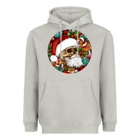 Moon Dust Christmas hippie skeleton santa ornament Heavyweight Hoodie - Artiststas