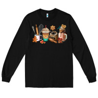 Black cookie coffee cup Long Sleeve Tee - AdoDesignShop
