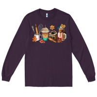 Plum cookie coffee cup Long Sleeve Tee - AdoDesignShop