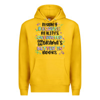 Lemon reading because realitys overrated Premium Hoodie - MaliasSmallBusiness