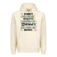 Tofu reading because realitys overrated Premium Hoodie - MaliasSmallBusiness