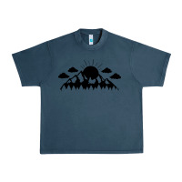 Midnight Navy View Urban Heavy Tee - Unal Design