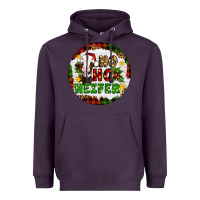 Plum Christmas ho ho heifer Heavyweight Hoodie - Artiststas