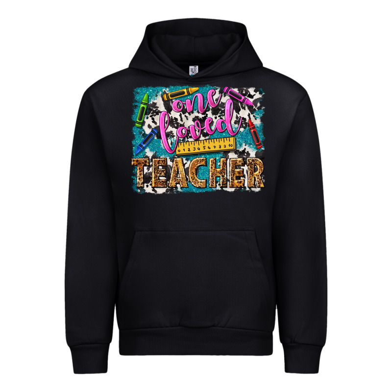 One Loved Teacher Urban Hoodie by NancyCooperArtShop | Teevron