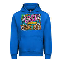 Cobalt one loved teacher Urban Hoodie - NancyCooperArtShop