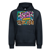 Navy one loved teacher Urban Hoodie - NancyCooperArtShop
