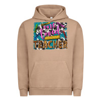 Pigment Burro one loved teacher Urban Hoodie - NancyCooperArtShop