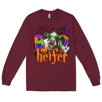 Burgundy boo heifer Long Sleeve Tee - Zillion Design Studio