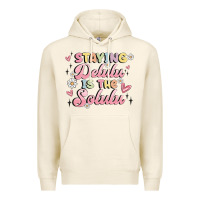 Tofu staying delulu is the solulu Premium Hoodie - MaliasSmallBusiness