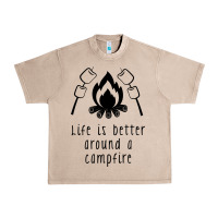 French Oak life is better around a campfire Urban Heavy Tee - Unal Design