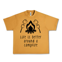 Peanut Butter life is better around a campfire Urban Heavy Tee - Unal Design
