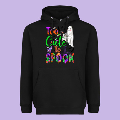 Too Cute To Spook Heavyweight Hoodie Designed By Bundleandbundleshop