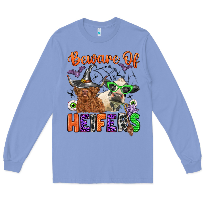 Beware Of Heifers Long Sleeve Tee by Zillion Design Studio | Teevron