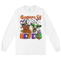 White beware of heifers Long Sleeve Tee - Zillion Design Studio